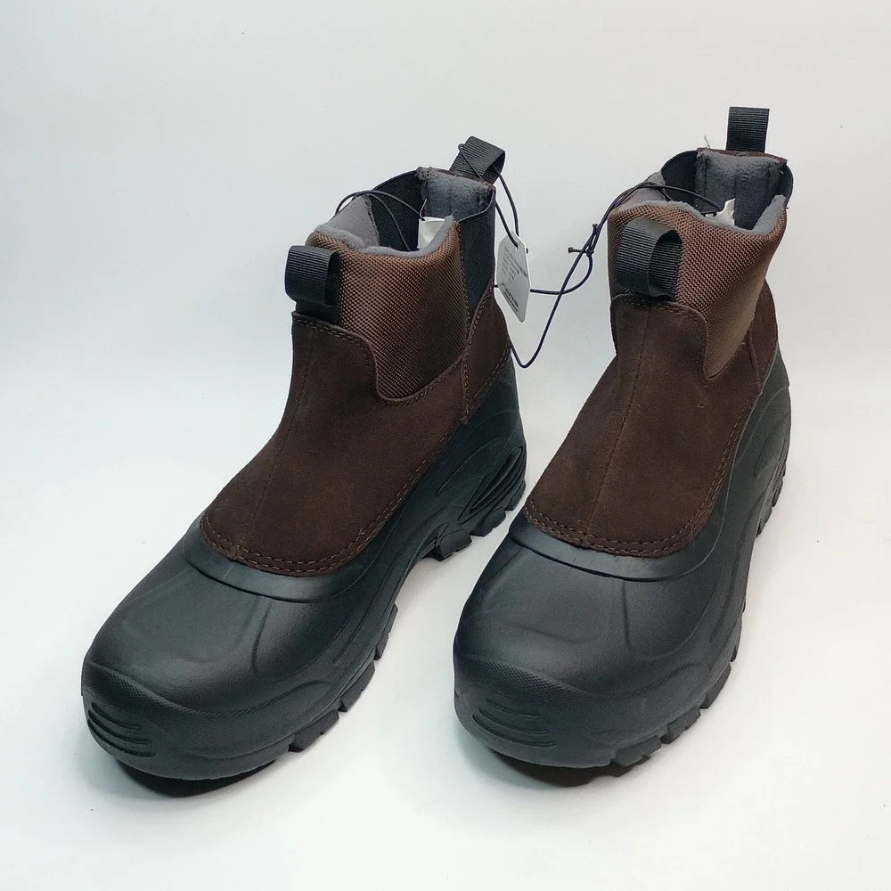 Staheekum Yukon Winter Boot Men Size 12 Brown Thinsulate Insulated Waterproof